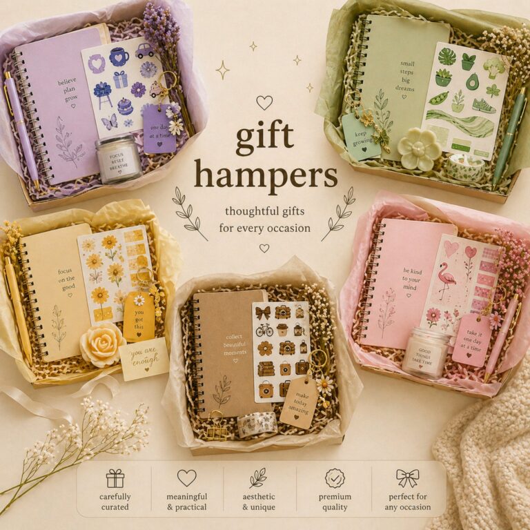 'Curated gift hampers by Inkle'