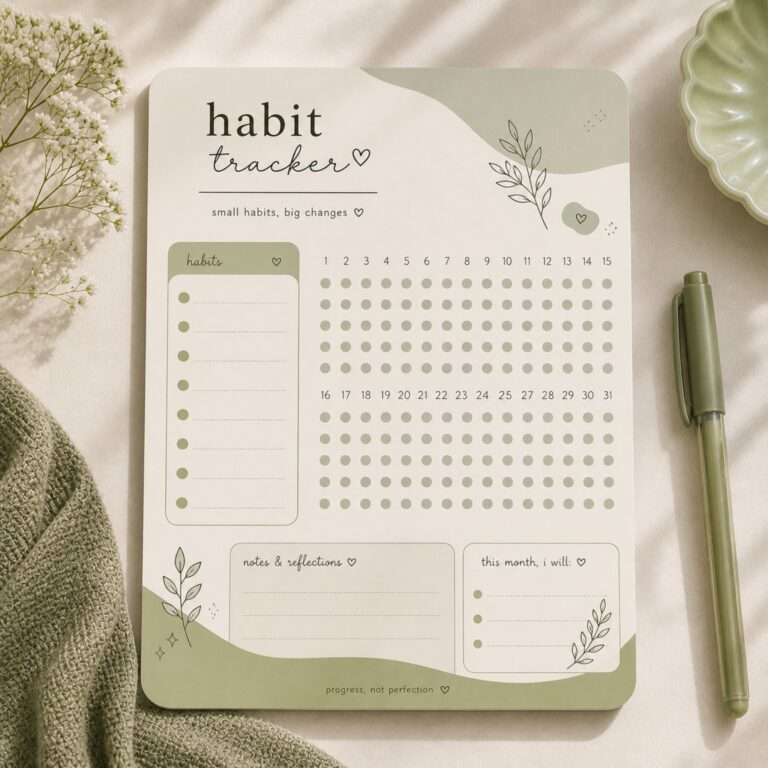 'Inkle habit tracker planner'