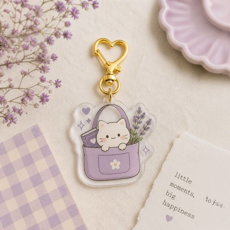 Aesthetic keychain for everyday use