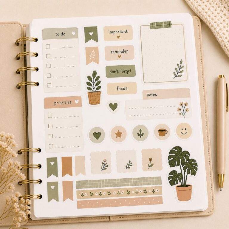 Aesthetic Planner stickers
